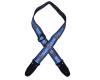 Colonial Leather Jacquard Guitar Strap Blue (discontinued)
