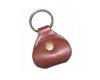 Keyring with Leather Coin or Pick Pouch