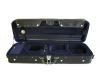 Violin Case - Oblong Hill Style Lightweight Black Exterior 1/2