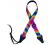 Colonial Leather Rag Ukulele Strap Multi-Coloured Tie Dye