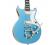 Aria 212-MK2 Bowery Semi-Hollow Electric Guitar Phantom Blue