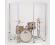 Gibraltar 5-Piece Acrylic Drum Sound Shield