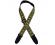 Colonial Leather Jacquard Guitar Strap Yellow Square