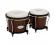 Toca Synergy Wooden Bongos Tabacco 6 & 7"