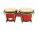 Toca Synergy Wooden Bongos Rio Red 6 & 7"