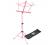 On Stage Compact Sheet Music Stand Pink with Bag