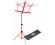 On Stage Compact Sheet Music Stand Red with Bag