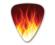 Themed Series Flame - Multi Guitar Pick Pack