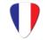 World Flag Series Guitar Pick - France