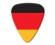 World Flag Series Guitar Pick - Germany