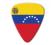 World Flag Series Guitar Pick - Venezuela