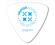 Celluloid Pro Guitar Picks - Large Triangle White - 25 Refill