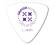 Celluloid Pro Guitar Picks - Large Triangle White - 25 Refill