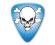 Themed Series Skull Guitar Picks - Blue Sunburst Skull