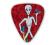 Themed Series Alien Guitar Picks - Red Guitar Alien