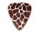 Themed Series Animal Print Guitar Picks - Giraffe