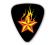 Themed Series Flame Guitar Picks - Star Flame