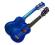 Eddy Finn EF-3-SBL Basswood Soprano Ukulele Blue