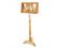 Victoria Double Music Stand - Beechwood