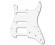 Pickguard S-Type 3 Ply White GT HSS