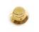 Schaller Guitar Knob Top Hat Style Set of 3 Gold 184