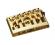 Schaller 3-D6 Guitar Bridge 476 Gold