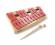 Orff Glockenspiel Soprano 19 Bars Chromatic (C3-F#4)