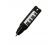 Book Mark Pen Black with Piano Keys