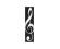 Bookmark Treble Clef