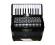 Piano Accordian - M. Gerarda 48 Bass 26 Treble Keys Black