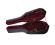 Double Bass Case Lightweight Black & Wine Red 3/4