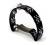 Tambourine Halfmoon 16 Jingles Double Row Black