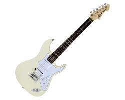 Aria 714-STD Series Electric Guitar Vintage White