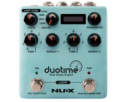 NU-X Verdugo Duotime Dual Delay Engine Effects Pedal