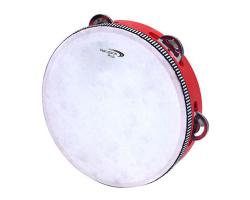 Percussion Plus 8" Headed Tambourine Red