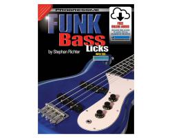 Progressive Funk Bass Licks Book/Online Audio