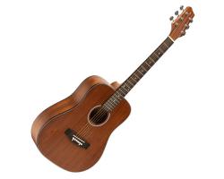 Stagg Dreadnought Travel Guitar Mahogany