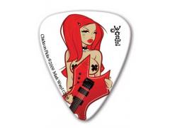 Drop Dead Sexy Guitar Picks - Red Hot Warlock