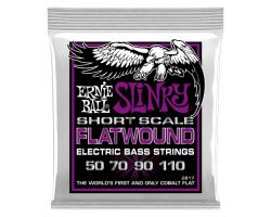 Ernie Ball Slinky Flatwound Short Scale Bass Power Slinky 50-110