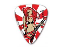 Drop Dead Sexy Guitar Picks - Respect The Horns