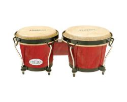 Toca Synergy Wooden Bongos Rio Red 6 & 7"