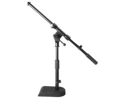 On Stage Low Profile Boom Mic Stand with Weighted Base