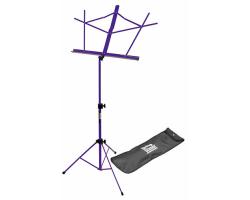 On Stage Compact Sheet Music Stand Purple with Bag