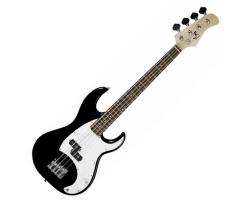 J.Reynolds JR9 Short Scale Electric Bass Guitar Black