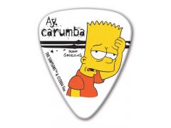 The Simpsons Guitar Pick Bart Ay Carumba 25 Pk