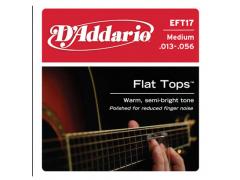 D'Addario Phosphor Bronze Flat Top 13-56 Medium - EFT17