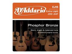 D'Addario Phosphor Bronze 10-47 Extra Light - EJ15