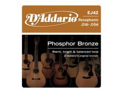 D'Addario Phosphor Bronze 16-56 Resophonic - EJ42