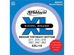 D'Addario XL 11-52 Medium Top Heavy Bottom - EXL116