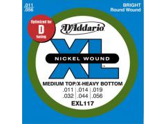 D'Addario XL 11-56 Medium Top Extra Heavy Bottom - EXL117